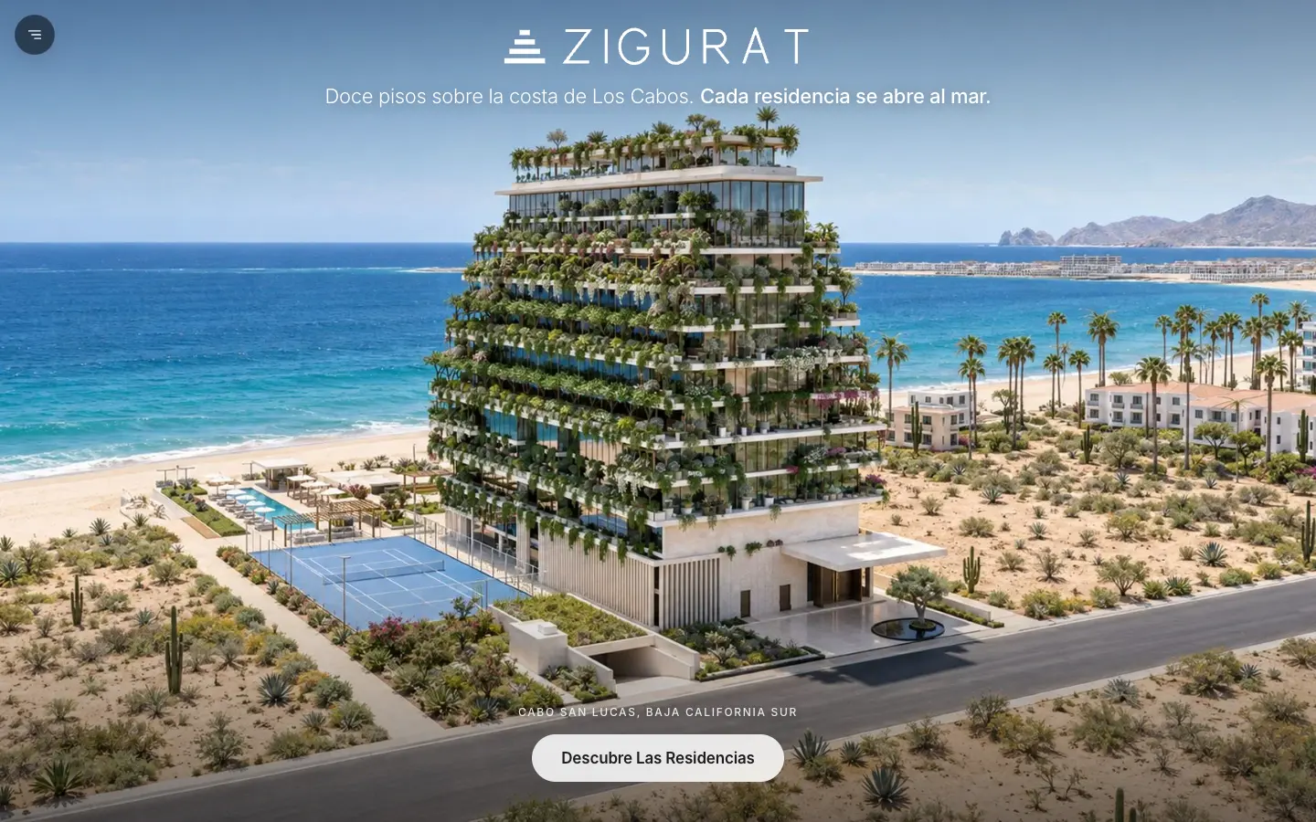 El showroom de Zigurat: la torre en Los Cabos, con cada piso listo para entrar